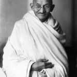 Rare studio photograph of Mahatma Gandhi taken in London England UK at the request of Lord Irwin 1931